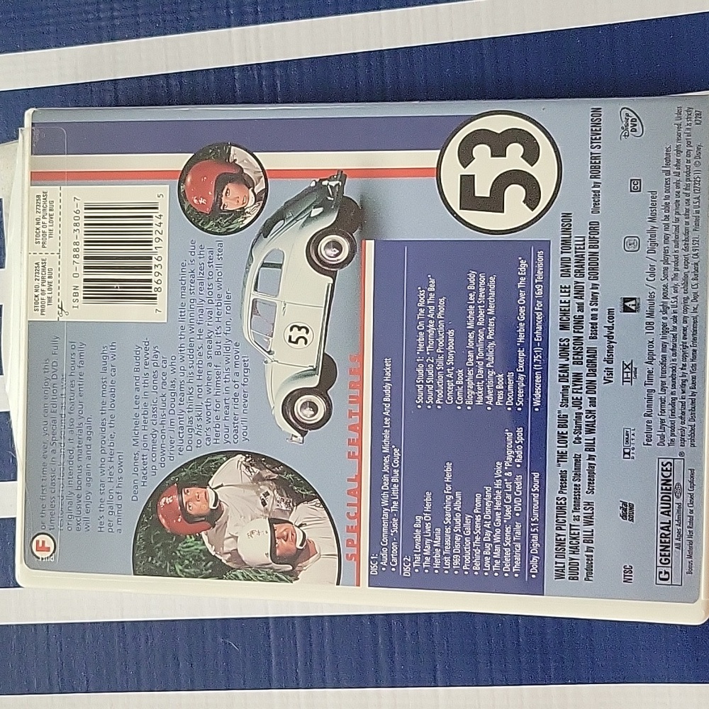 The Love Bug Special Edition 2 Disc DVD. Bundle to save. - Picture 2 of 4